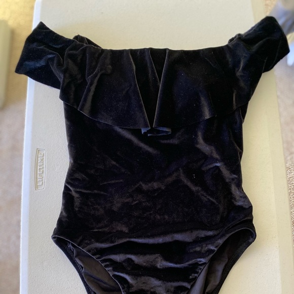 Trina Turk Velvet Swimsuit, size 10 - Picture 6 of 8